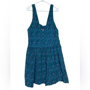 Vintage 80s/90s Ulterior motives sleeveless corduroy dress paisley | SIZE L